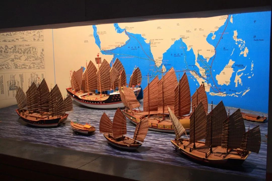 泉州海外交通史博物馆郑和船队模型