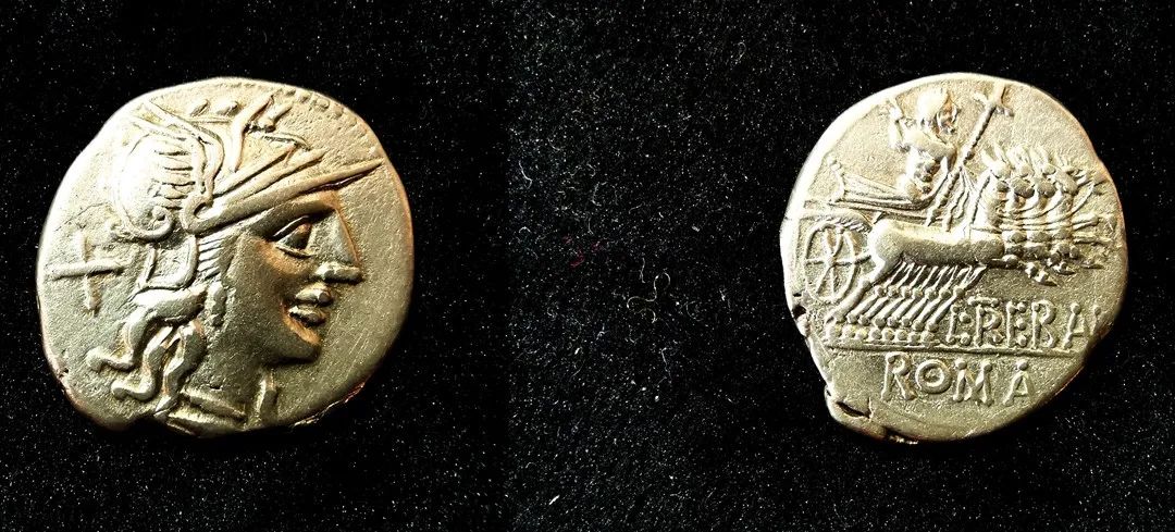 罗马共和国1第纳尔银币