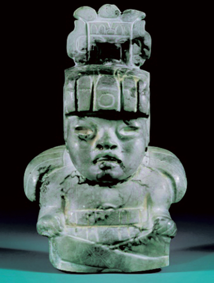 图6 奥尔梅克文明玉雕玉米神像