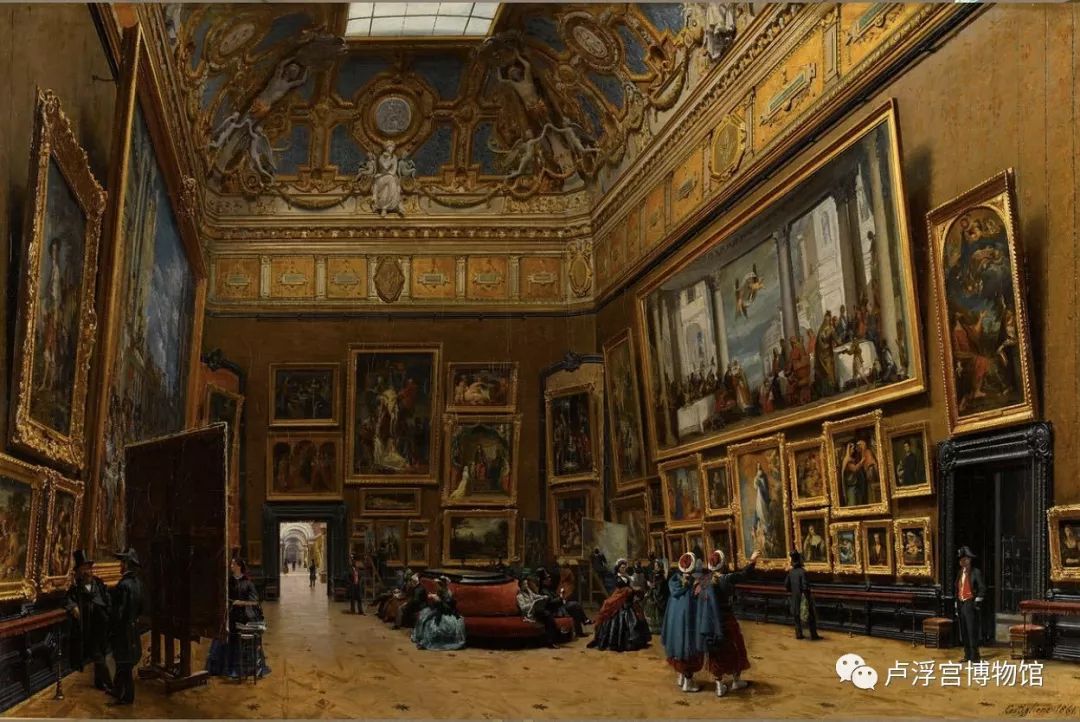《卢浮宫方形沙龙厅》
