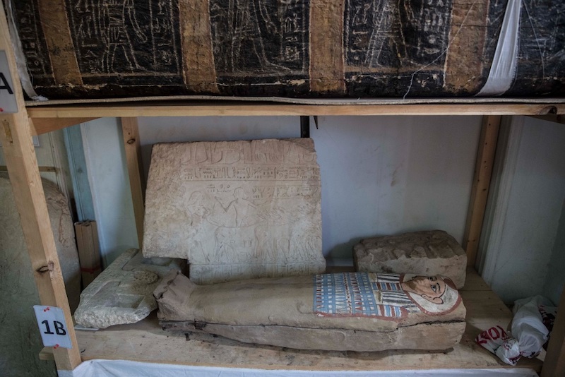 萨卡拉奈阿丽特祭庙遗址区部分出土文物