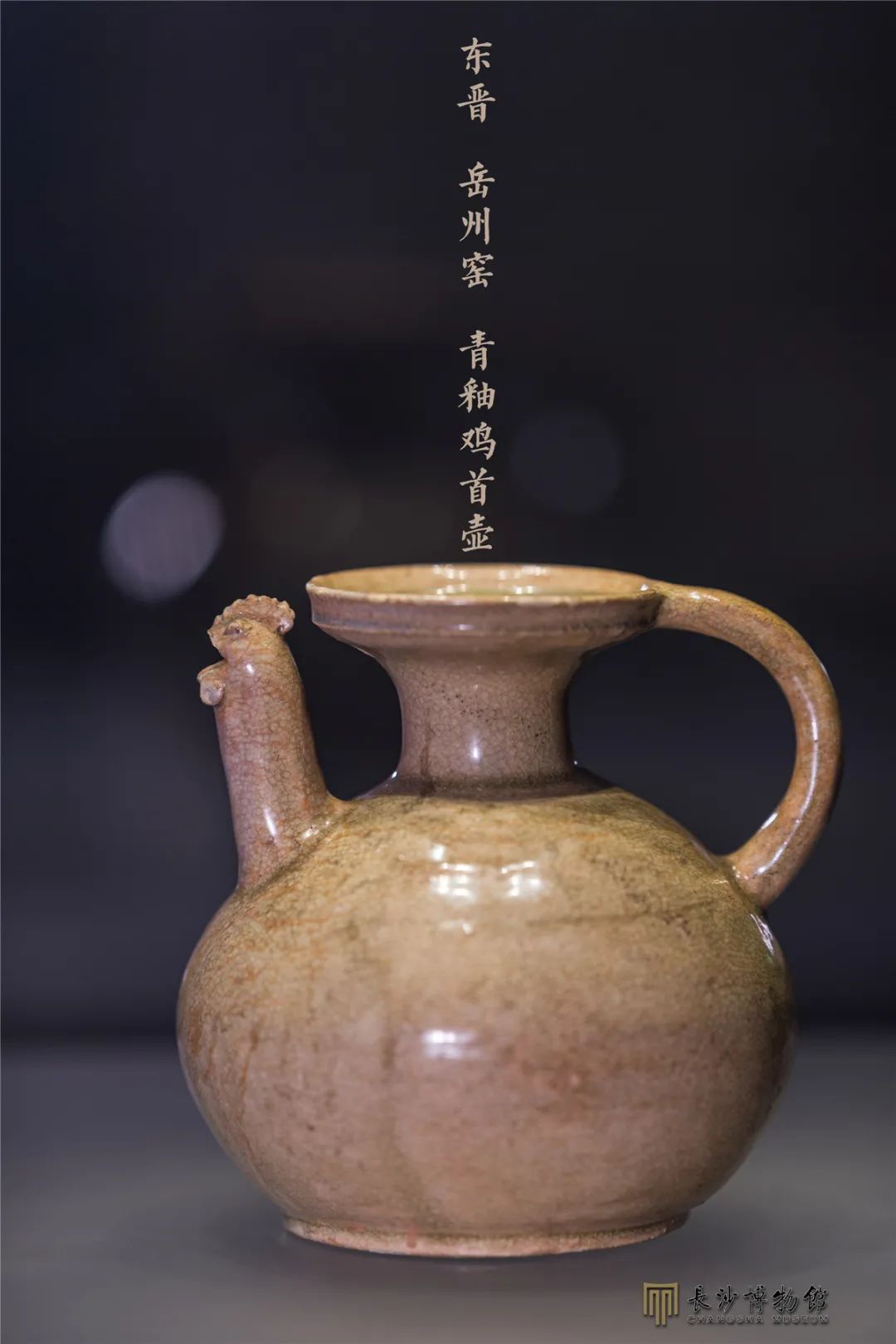 青釉鸡首壶 东晋（317-420年） 长沙市南湖路出土 长沙市博物馆藏