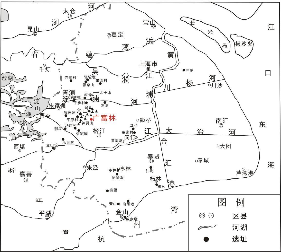 广富林遗址位置