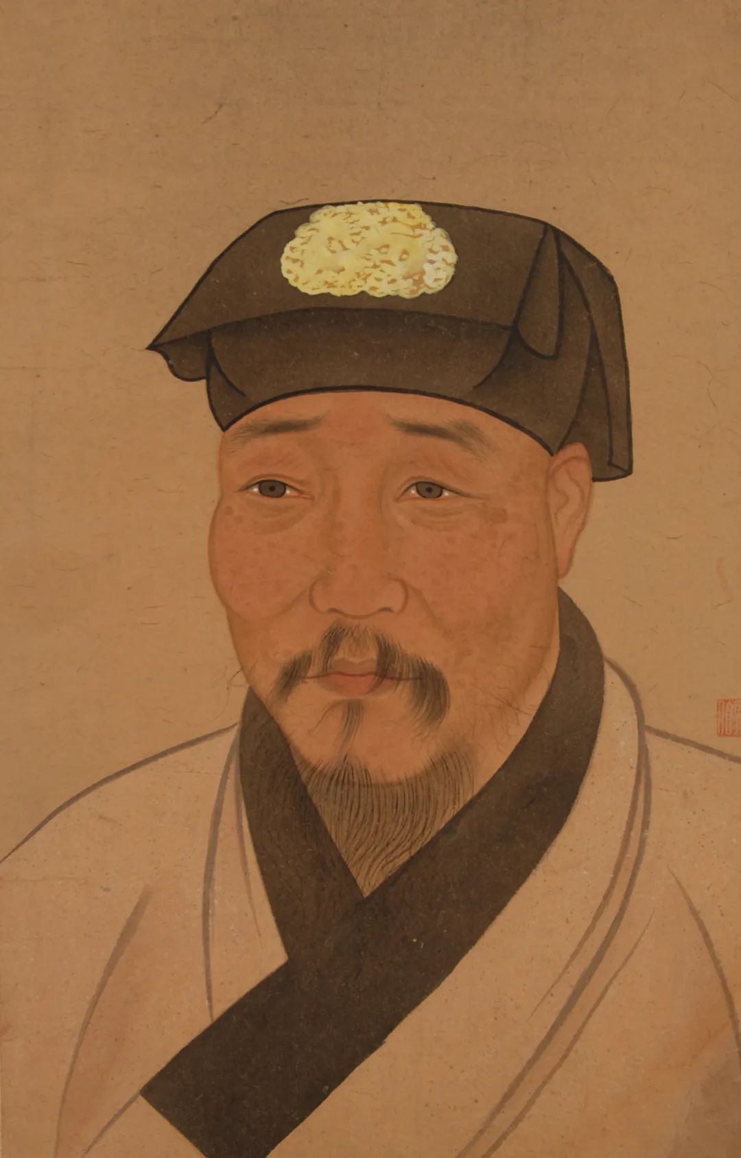 徐渭肖像 佚名 绢本设色 45.4cm×26.4cm 明 南京博物院藏