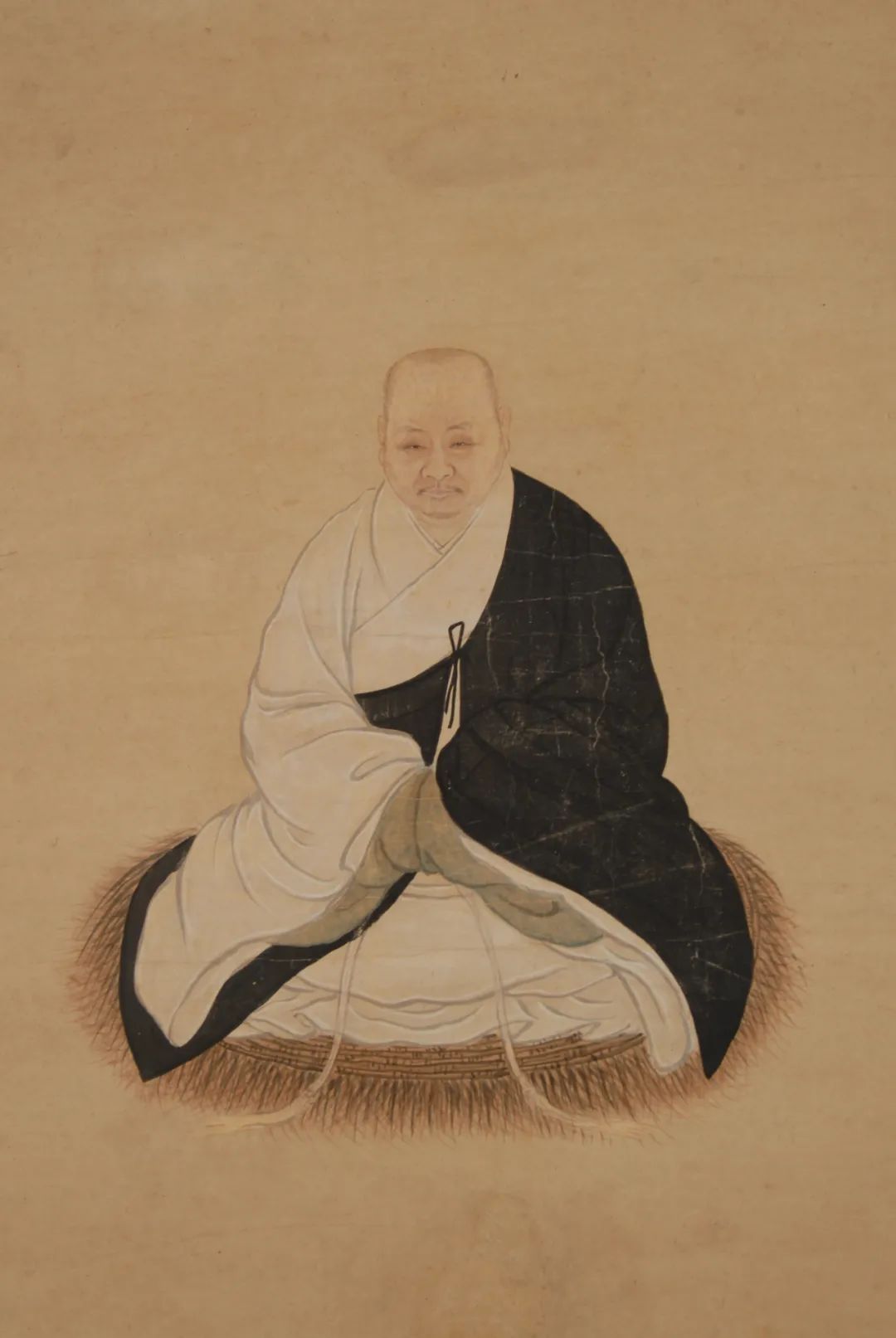 真可肖像 钱復 绢本设色  128.6cm×56.72cm  明 南京博物院藏
