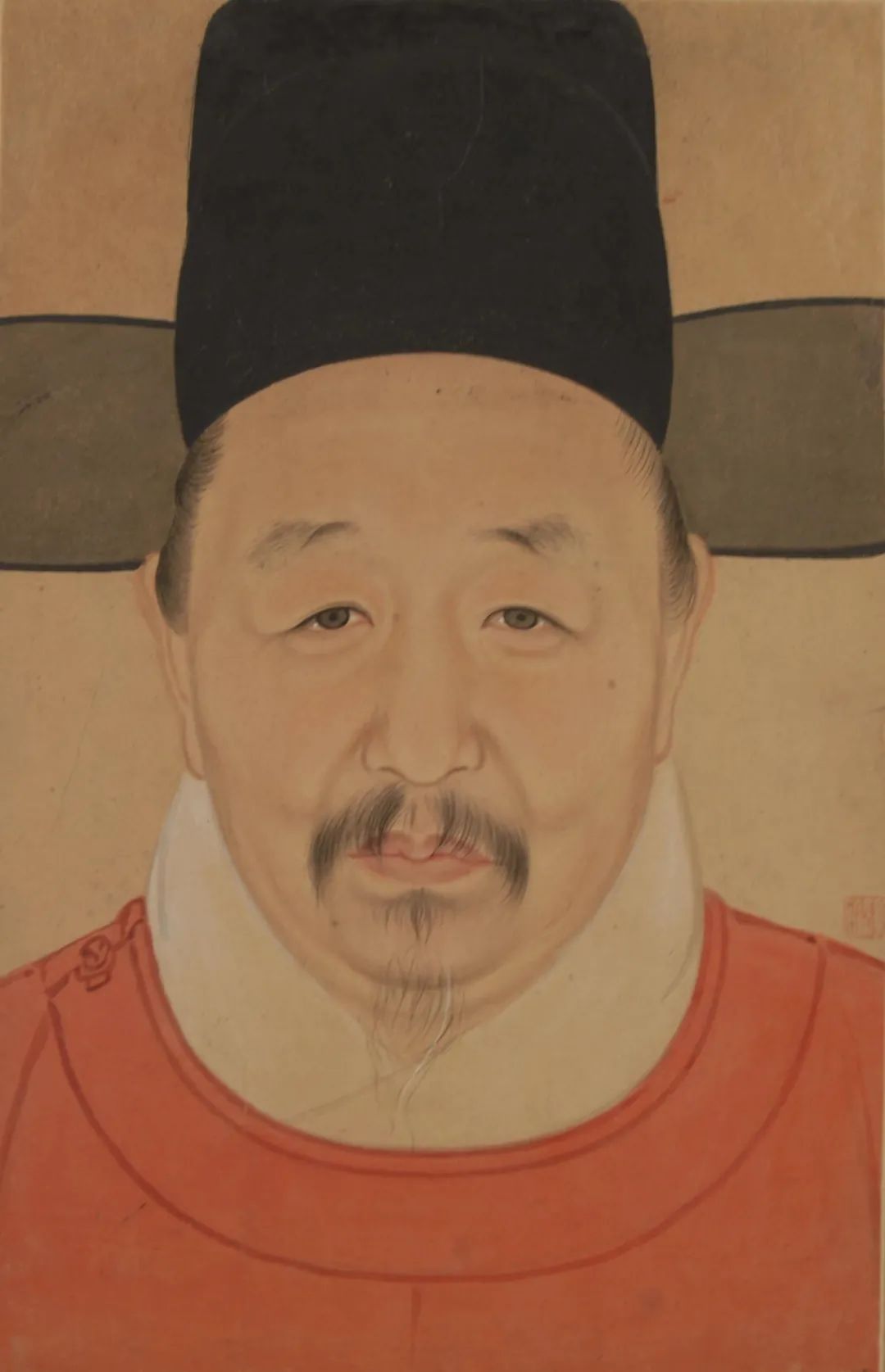 李太僕肖像图 佚名 纸本设色 45.4cm×26.4cm 明 南京博物院藏