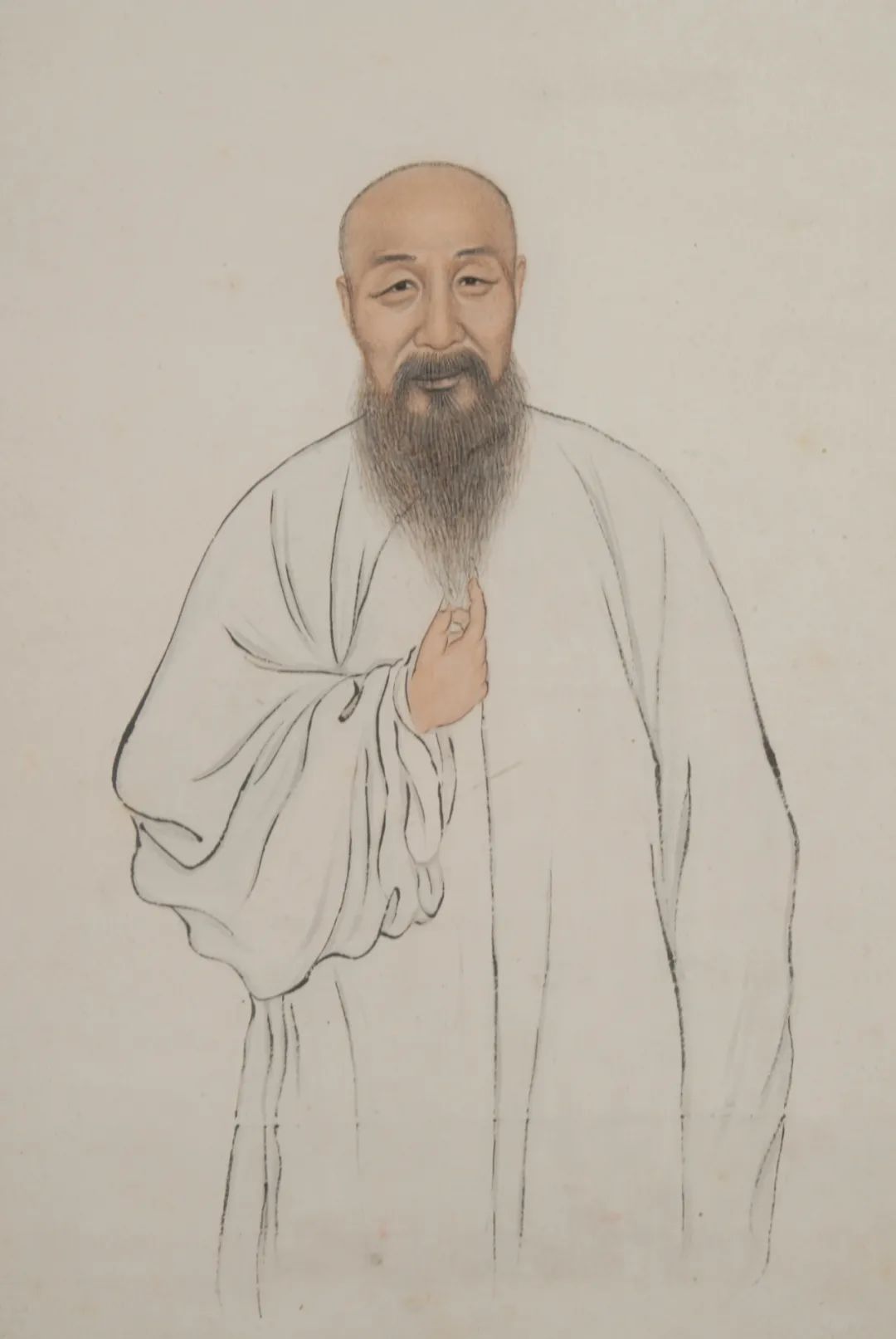 曾国藩肖像 吴新铭 纸本设色  121.2cm×31.6cm 清 南京博物院藏