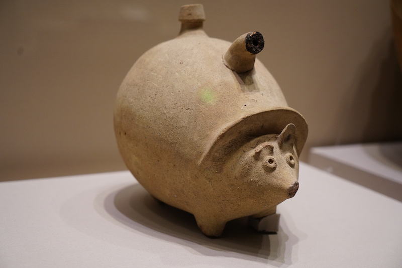 公元前3400年—前3100年 乌鲁克文化 刺猬形奠酒容器