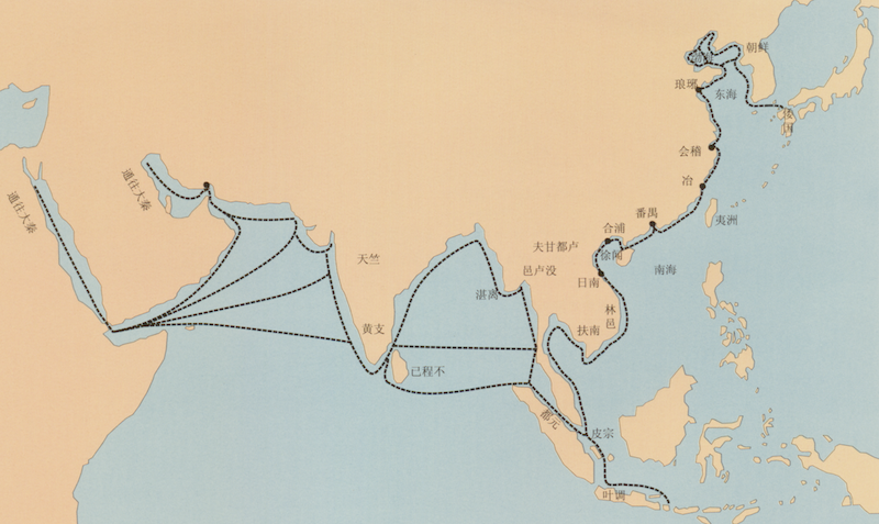 秦汉时期航海图