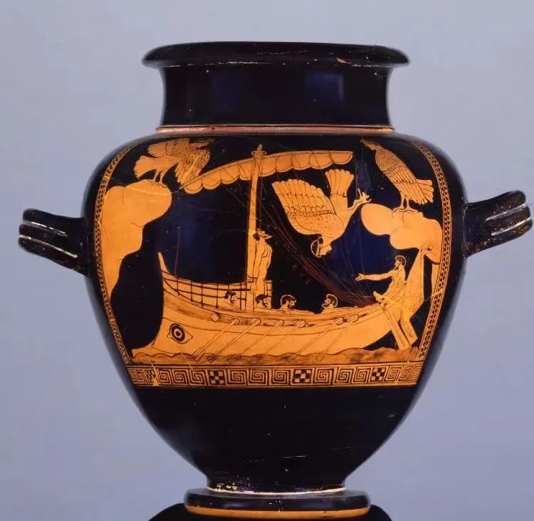 艺术家灵感来源的古希腊陶瓶，现藏大英博物馆。@The Trustees of the British Museum