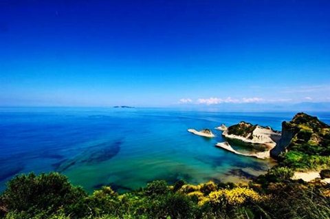科孚岛位于希腊西部伊奥尼亚海