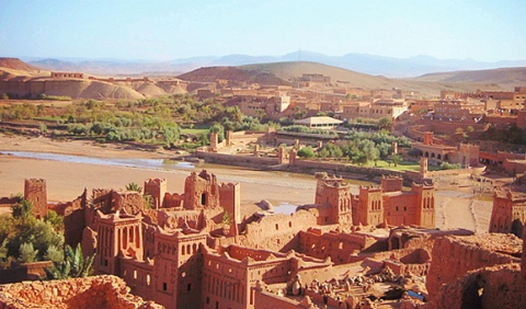 阿伊特•本•哈杜筑垒村赢得“摩洛哥最美村落”的称号